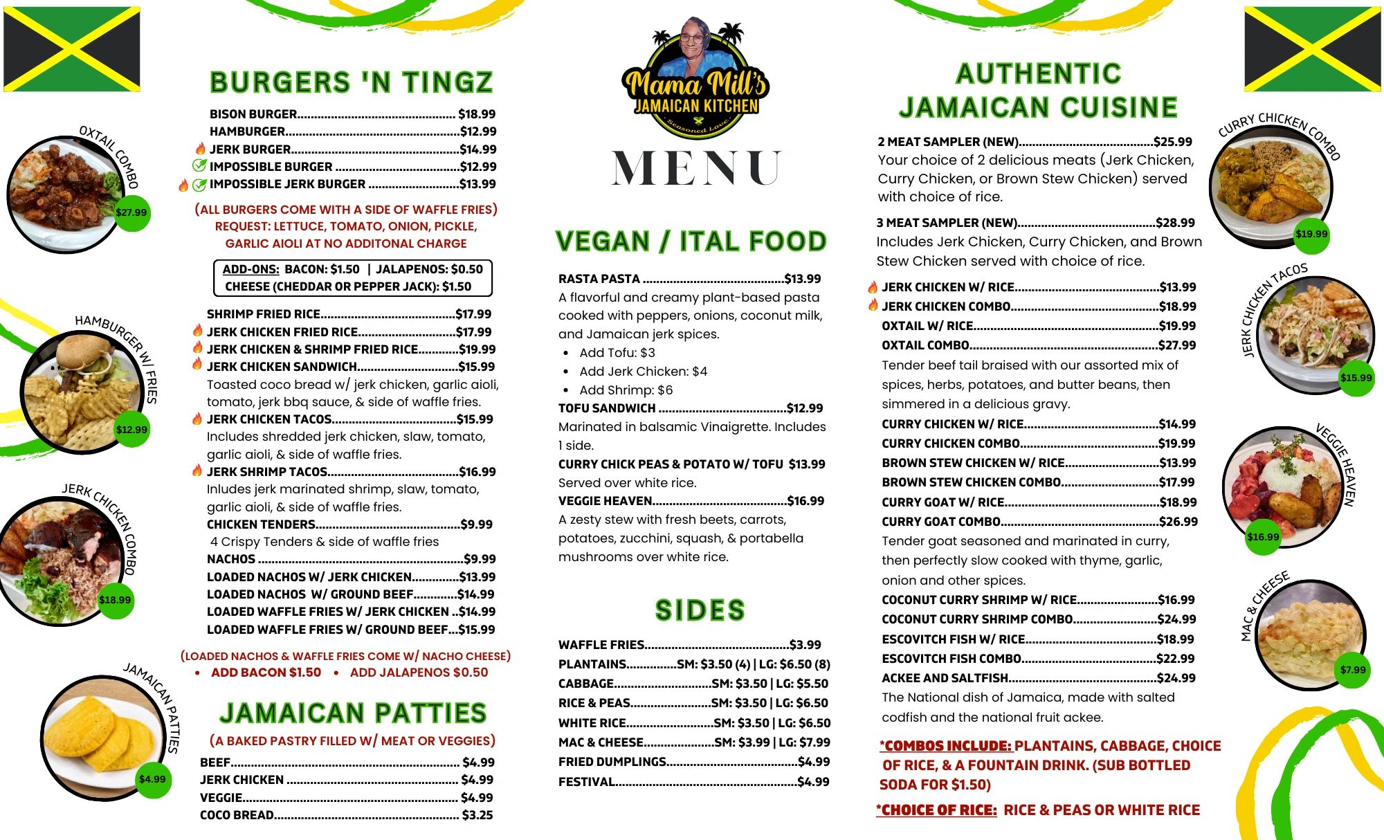 Mama Mill's Jamaican Kitchen Jamaican Restaurant, Caribbean Food